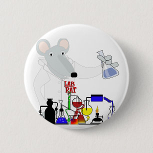 LAB RAT CHEMISTRY 2 INCH ROUND BUTTON