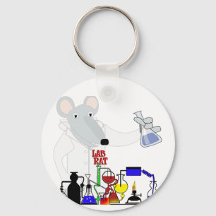 LAB RAT CHEMISTRY KEYCHAIN