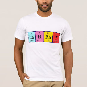Lab Rat periodic table name shirt