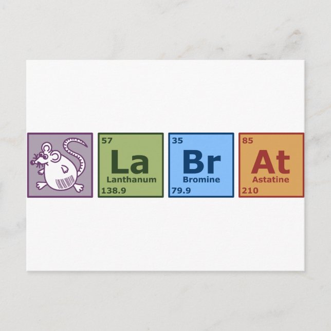 Lab Rat Postcard (Front)