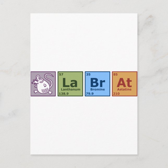 Lab Rat Postcard (Front)