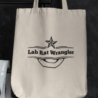 Lab Rat Wrangler Chemistry Teacher Gift Tote Bag