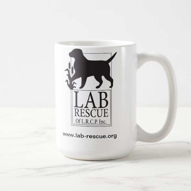 Lab Rescue of the LRCP Ceramic Mug (Right)