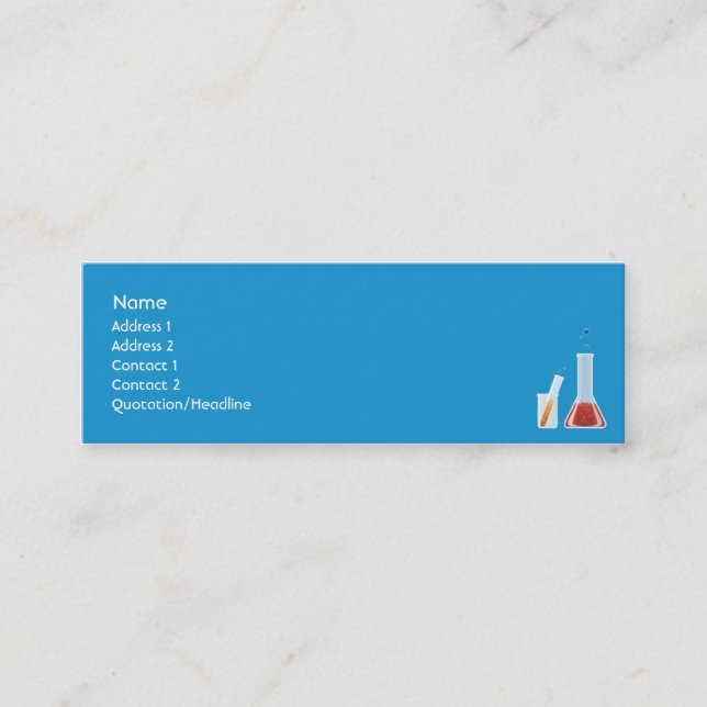 Lab - Skinny Mini Business Card (Front)