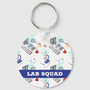 Lab Squad, Medical Laboratory Professional Gift Keychain