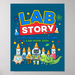 Lab Story Week 2026 Medical Illustration Poster