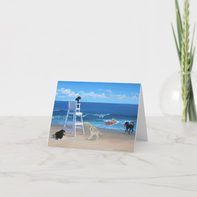 Lab Tails note card (Front)