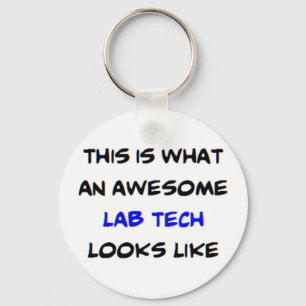 lab tech, awesome keychain