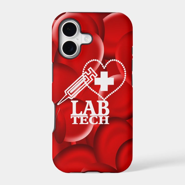 LAB TECH HEART  SYRINGE LOGO (Back)