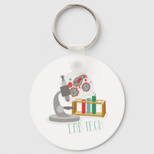 Lab Tech Keychain