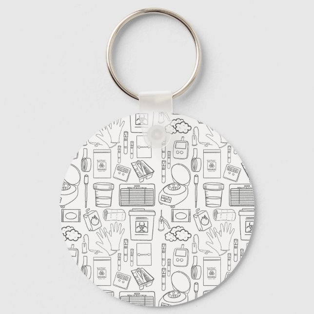 Lab Tech Keychain (Front)