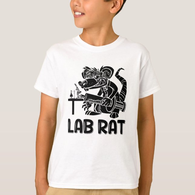 Lab Tech Lab Rat Chemist Laboratory Technician T-Shirt (Front)