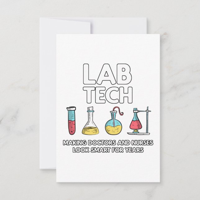 Lab Tech Laboratory Card (Front)