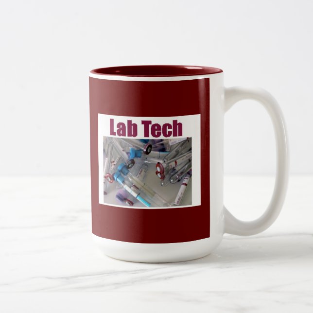 Lab Tech Tubes Coffee Mug (Right)