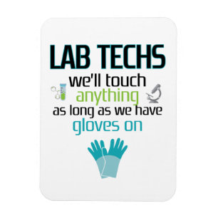 Lab Technician Funny  Laboratory Week Men Women Magnet
