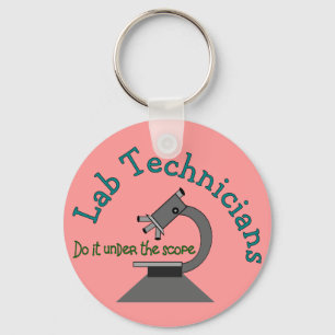 Lab Technician Keychain