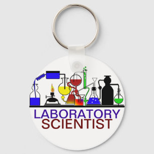 LAB WARE - LABORATORY GLASSWARE SETUP KEYCHAIN
