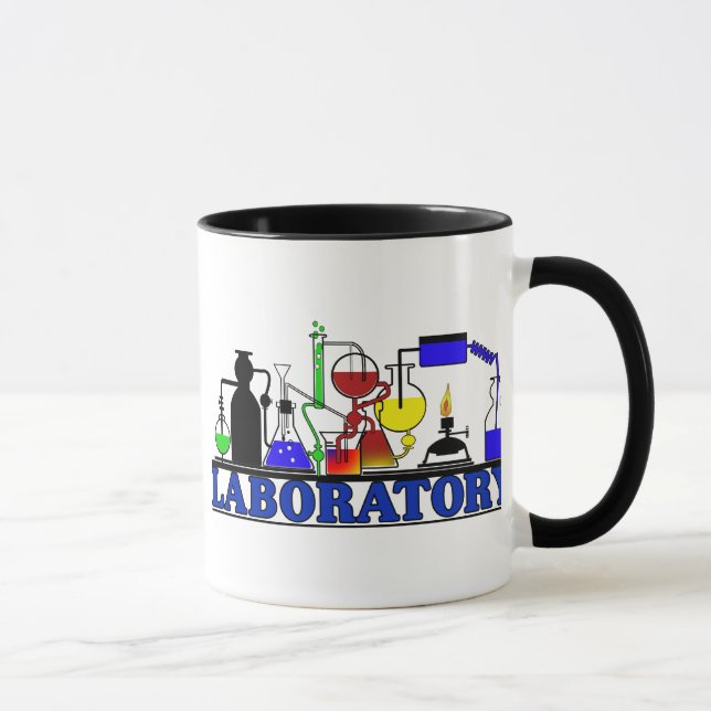 LAB WARE - LABORATORY GLASSWARE SETUP MUG (Right)