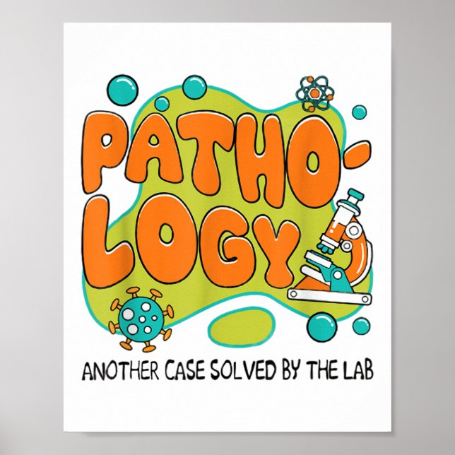 Lab Week 2025 Pathology Retro Mystery Machine Of D Poster (Front)