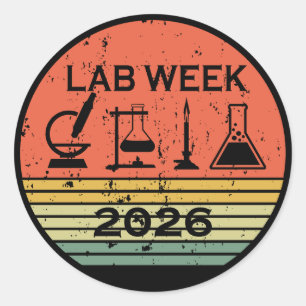 Lab Week 2026 Medical Laboratory Professionals Classic Round Sticker