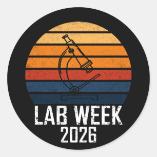 Lab Week 2026 Medical Laboratory Professionals Classic Round Sticker
