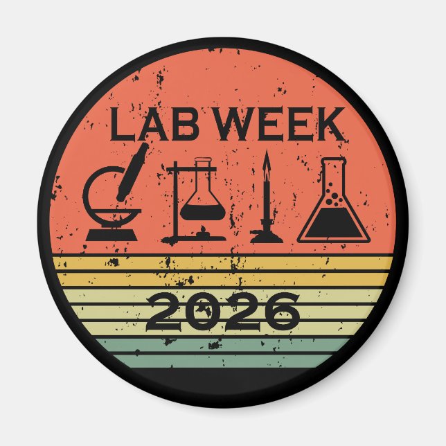 Lab Week 2026 Medical Laboratory Professionals Magnet (Front)