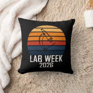 Lab Week 2026 Medical Laboratory Professionals Throw Pillow