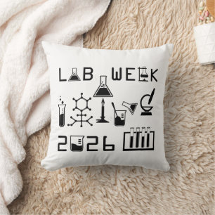 Lab Week 2026 Medical Laboratory Professionals Throw Pillow