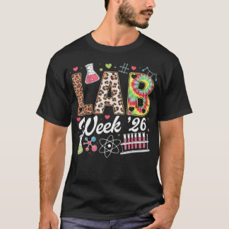 Lab Week 2026 Science Leopard Medical Laboratory T-Shirt