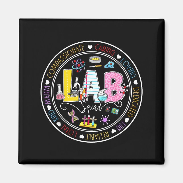 Lab Week 2026 Squad Medical Laboratory Technician Magnet (Front)
