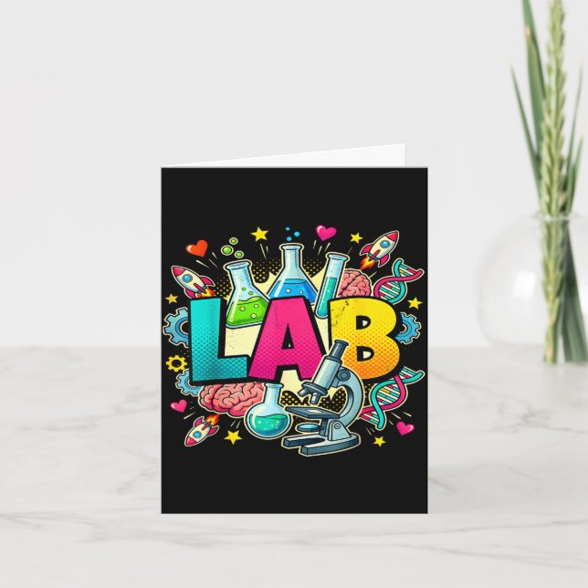 Lab week 2026 tech laboratory scientist Lab week 2 Card (Front)