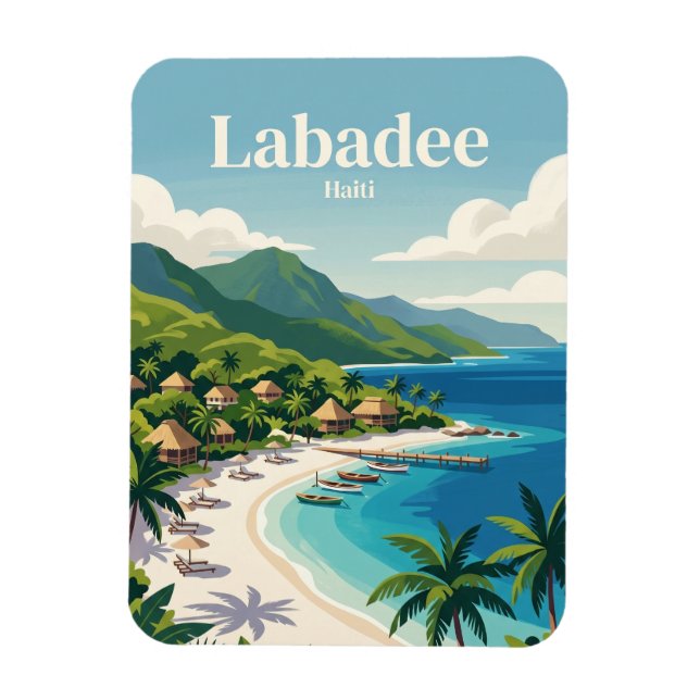 Labadee Haiti Magnet (Vertical)