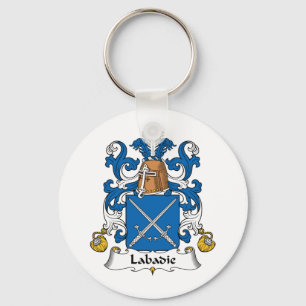 Labadie Family Crest Keychain