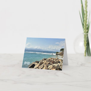 Labadie Seascape No. 2 Monogrammed Note Cards