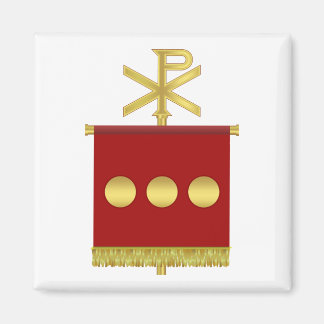 Labarum avec aimant Chi Rho