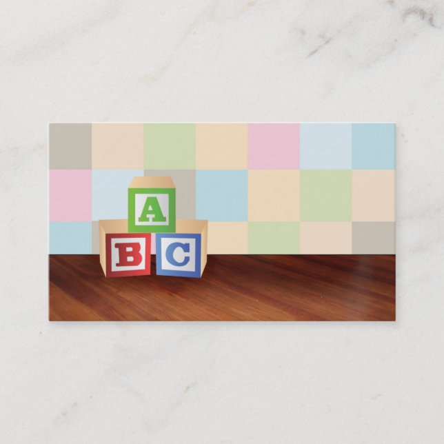 l'ABC bloque des cartes de visite (Devant)