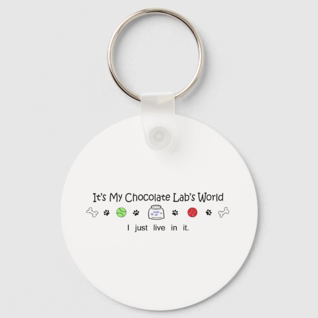 LabChoco Keychain (Front)