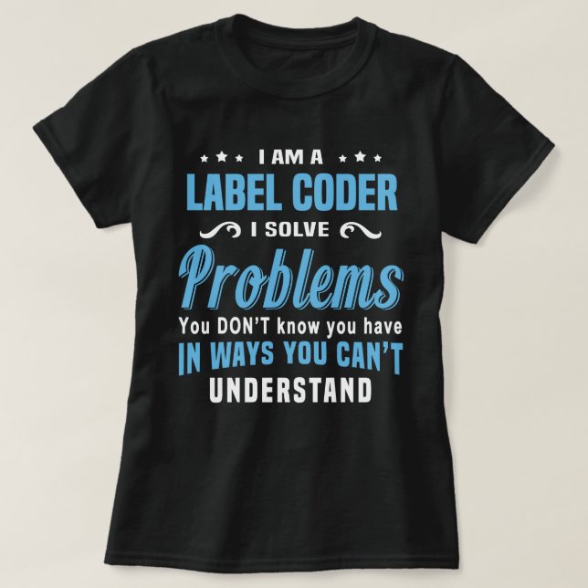 Label Coder T-Shirt (Design Front)