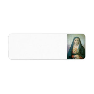 Label d'adresse Notre Dame de Quito