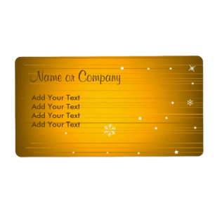 Label de conception Christmas