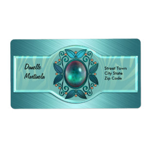 Label Elegant Personal Name Labels Stickers large