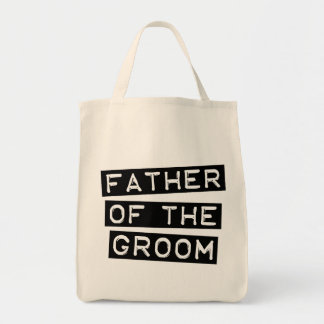 Label Father of the Groom Tote Bag