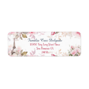 Label Floral Pink Paris - Retour