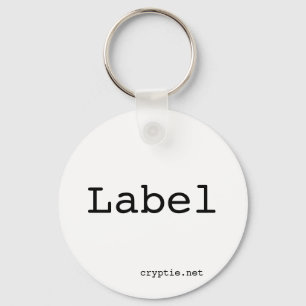 Label Keychain