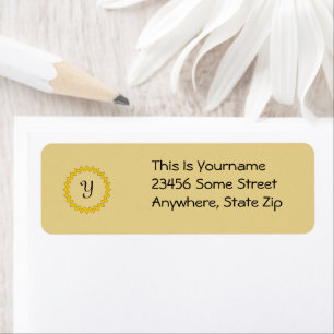 Label - return - Monogram