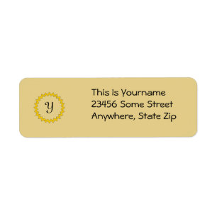 Label - return - Monogram