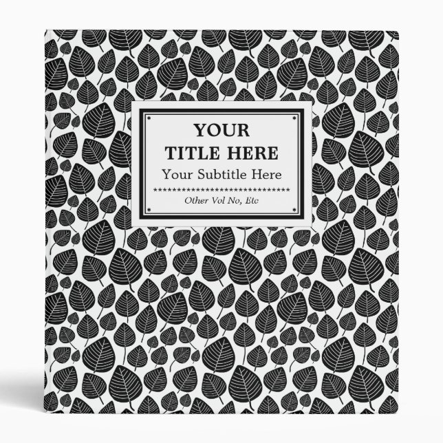 Labelled (1in) binder (Front)