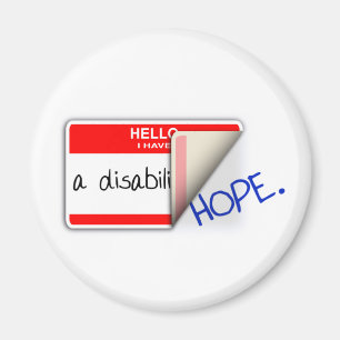 Labelled Disabled Magnet