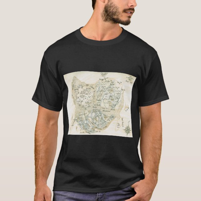 Labelled Map of Trino T-Shirt (Front)