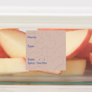Labels for food containers